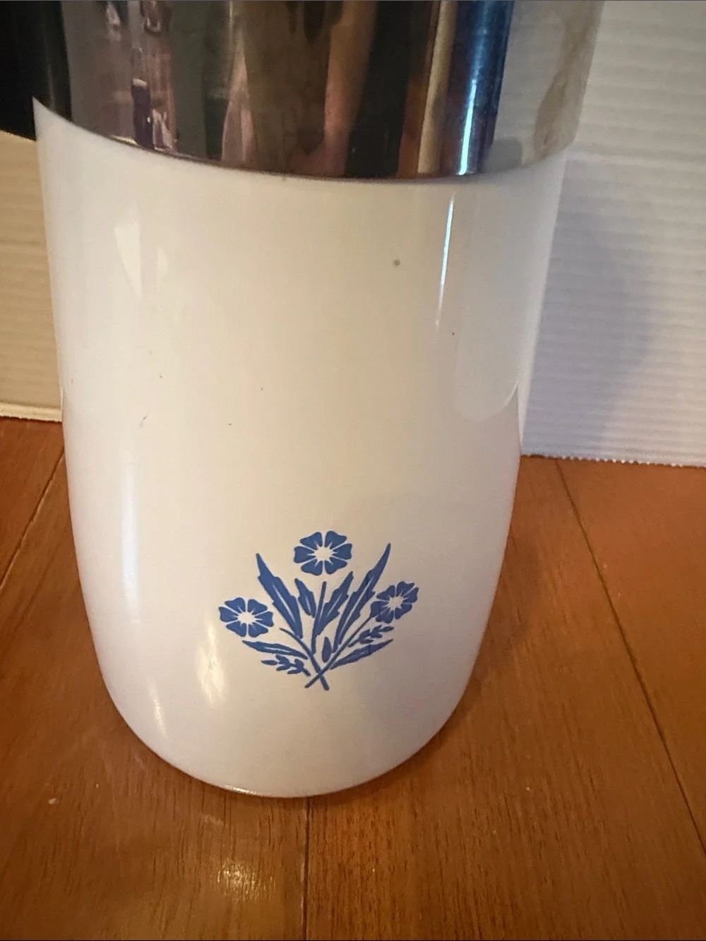 VTG CorningWare Blue Cornflower 9 Cup Stovetop Percolator complete